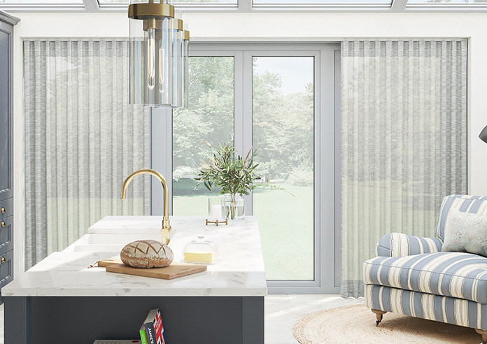 Novara Voile, Grey Skies - Made to Measure Curtains - Image 3